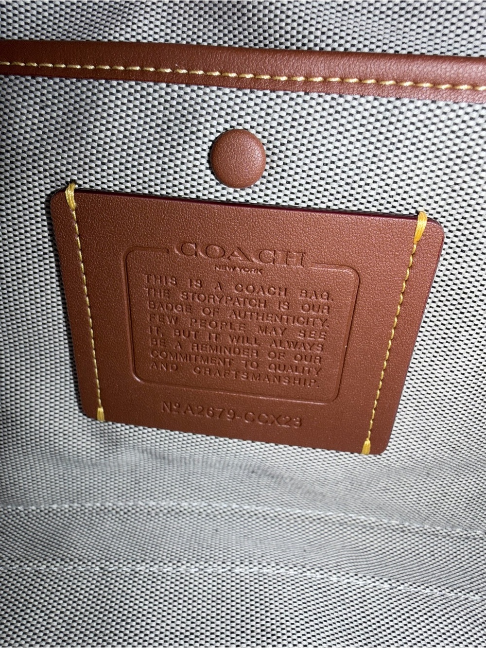 Coach Black Rogue 31 Satchel with Gold-Tone Accents - Picture 5 of 5
